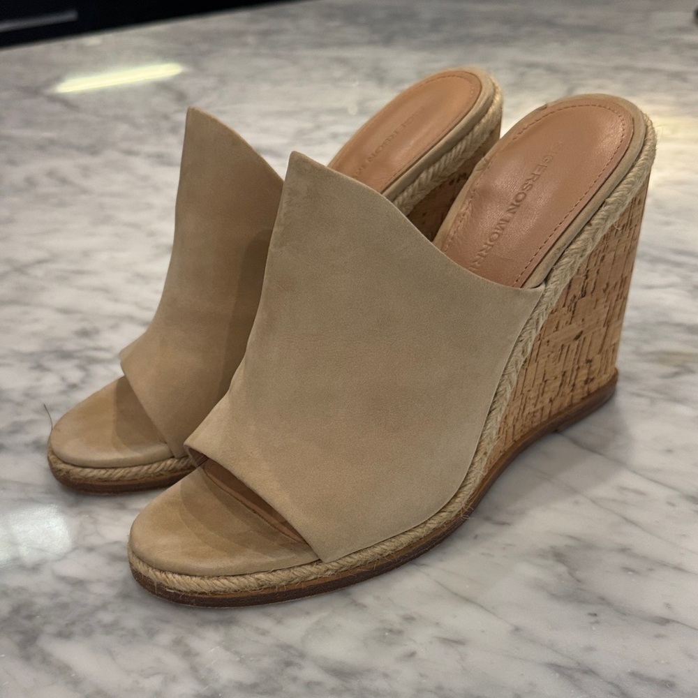 Elegant Cream colored Wedge Sandals
